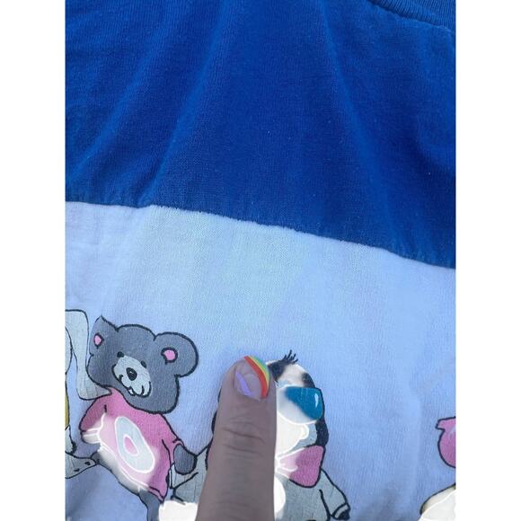 The Zoo Crew 86' Women's crop T-Shirt Animals Graphic Print Blue Size LARGE - Picture 8 of 11